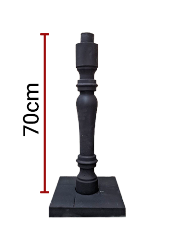 قطر 10 سانتیمتر، ارتفاع 70 سانتیمتر